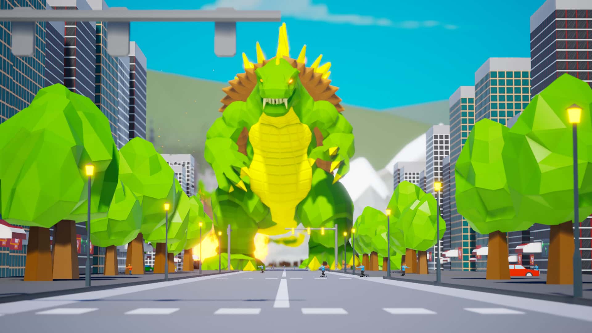 巨兽模拟器 Excidio The Kaiju Simulator 英文版封面